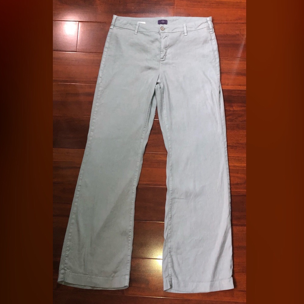 NYDJ Teal Claire Trousers